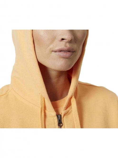 Helly Hansen W Hh Logo Full Zip Hoodie 2.0 női kapucnis pulóver narancssárga színben 4