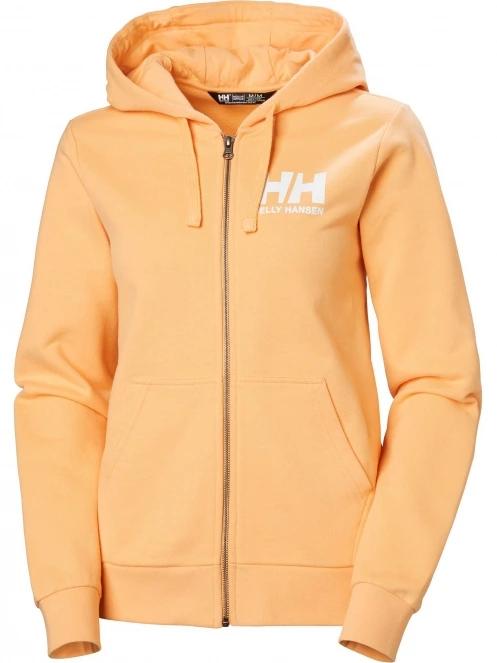Helly Hansen W Hh Logo Full Zip Hoodie 2.0 női kapucnis pulóver narancssárga színben 6