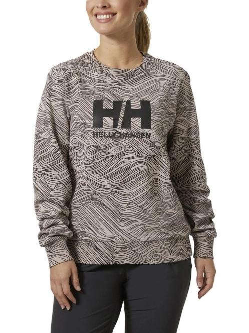 Helly Hansen W Hh Logo Crew Sweat Graphic 2 női pulóver rózsaszín színben 2