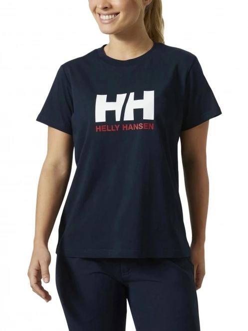 Helly Hansen W Hh Logo T-Shirt 2.0 női rövid ujjú póló sötétkék színben 2