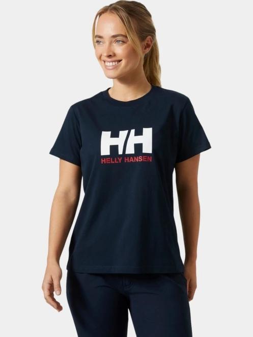 Helly Hansen W Hh Logo T-Shirt 2.0 női rövid ujjú póló sötétkék színben 2