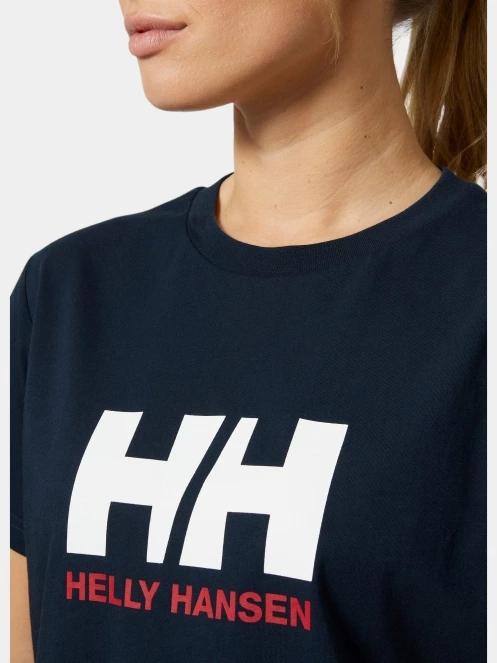 Helly Hansen W Hh Logo T-Shirt 2.0 női rövid ujjú póló sötétkék színben 4
