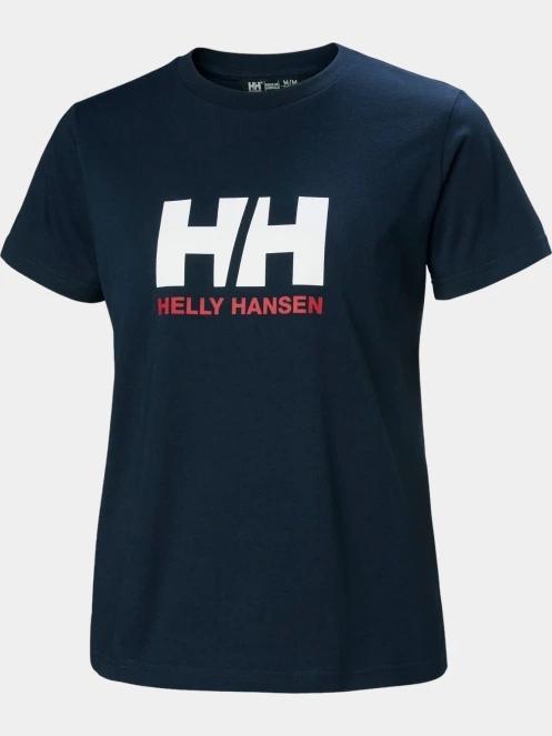 Helly Hansen W Hh Logo T-Shirt 2.0 női rövid ujjú póló sötétkék színben 5