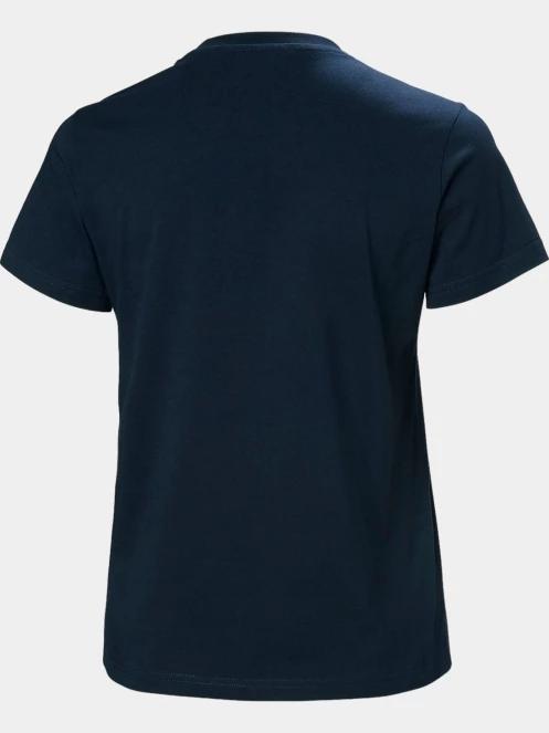 Helly Hansen W Hh Logo T-Shirt 2.0 női rövid ujjú póló sötétkék színben 6