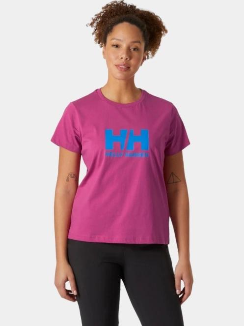 Helly Hansen W Hh Logo T-Shirt 2.0 női rövid ujjú póló magenta színben 2