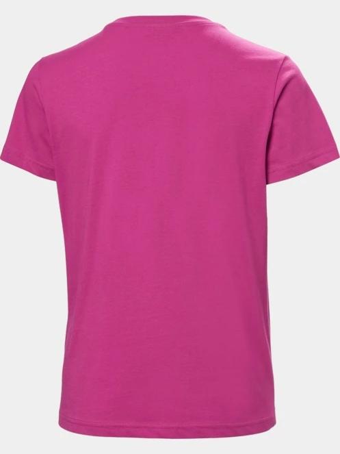 Helly Hansen W Hh Logo T-Shirt 2.0 női rövid ujjú póló magenta színben 6