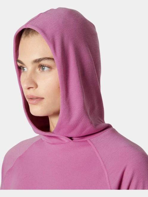 Helly Hansen W Inshore Hoodie 2.0 női kapucnis pulóver rózsaszín színben 4