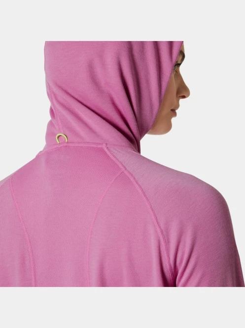 Helly Hansen W Inshore Hoodie 2.0 női kapucnis pulóver rózsaszín színben 5