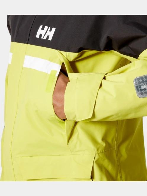 Helly Hansen Pier 4.0 Jacket férfi vitorlás kabát zöld színben 4