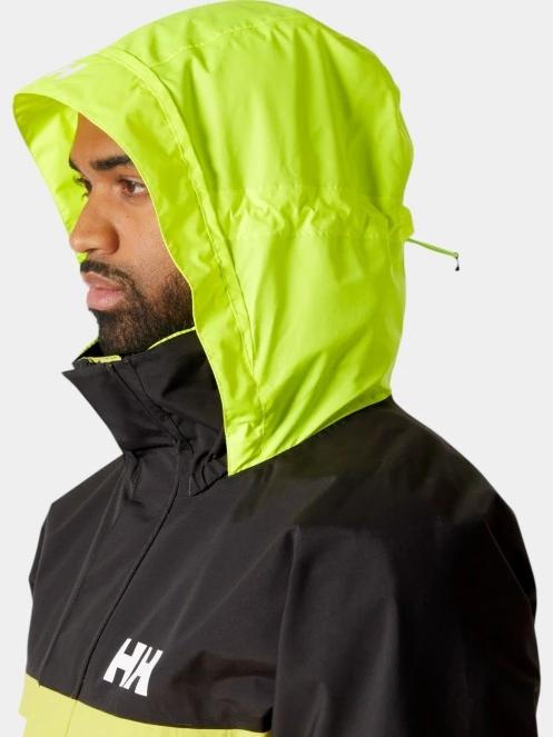 Helly Hansen Pier 4.0 Jacket férfi vitorlás kabát zöld színben 7