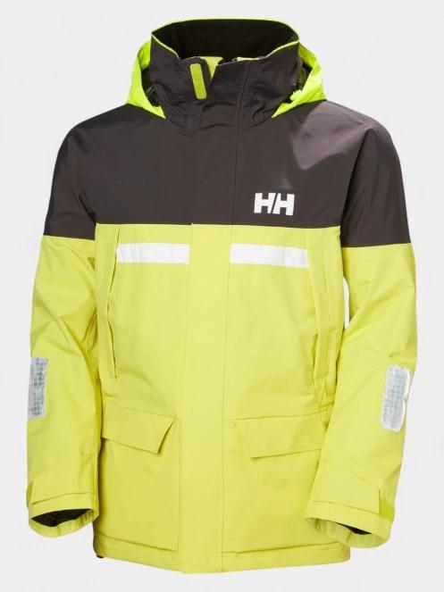 Helly Hansen Pier 4.0 Jacket férfi vitorlás kabát zöld színben 8