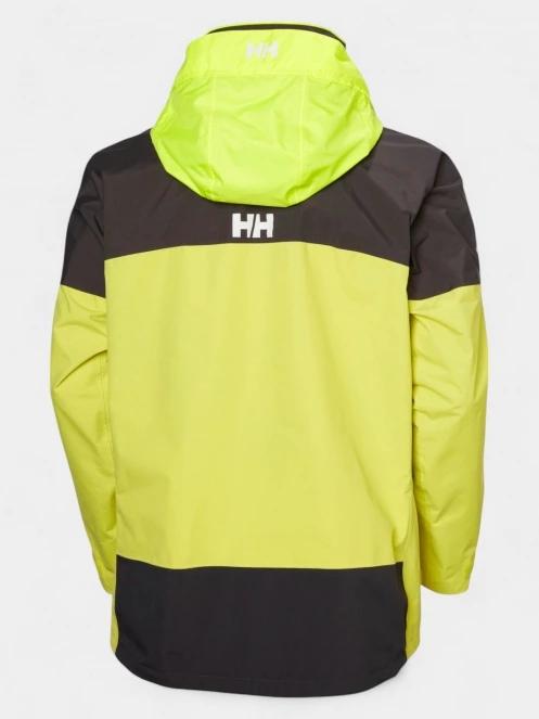 Helly Hansen Pier 4.0 Jacket férfi vitorlás kabát zöld színben 9