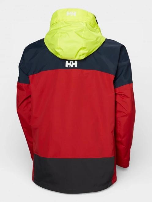 Helly Hansen Pier Jacket 4.0 férfi vitorlás kabát piros színben 11