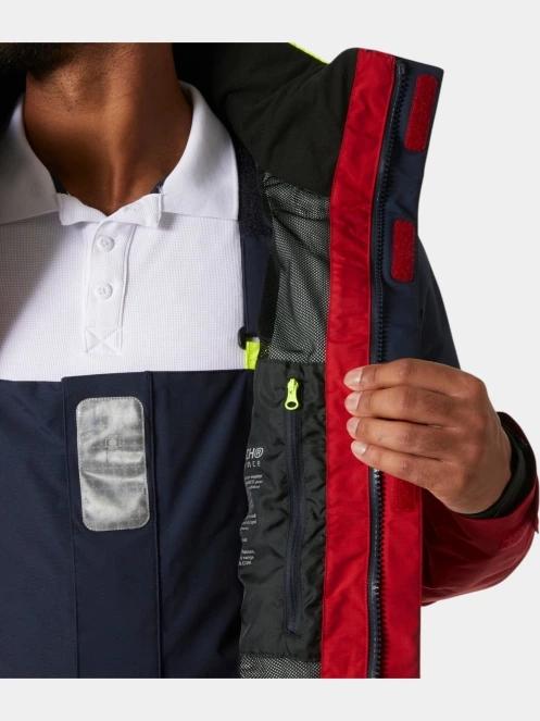 Helly Hansen Pier Jacket 4.0 férfi vitorlás kabát piros színben 5