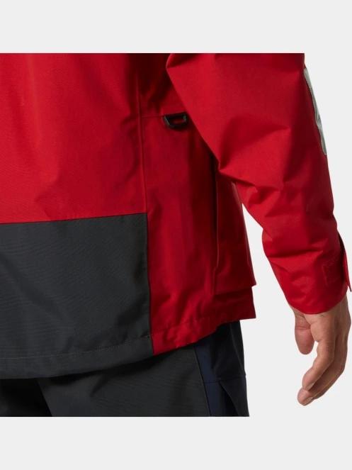 Helly Hansen Pier Jacket 4.0 férfi vitorlás kabát piros színben 7
