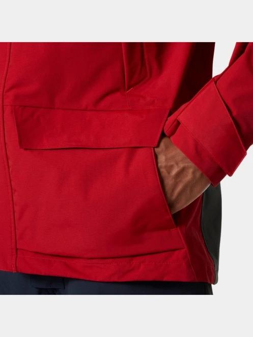 Helly Hansen Pier Jacket 4.0 férfi vitorlás kabát piros színben 8