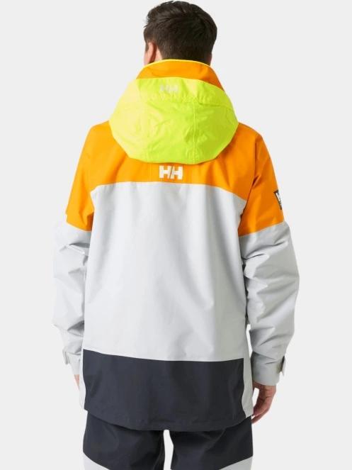Helly Hansen Pier Jacket 4.0 férfi vitorlás kabát szürke színben 3