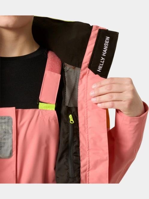 Helly Hansen W Pier Jacket 4.0 női vitorlás kabát rózsaszín színben 4
