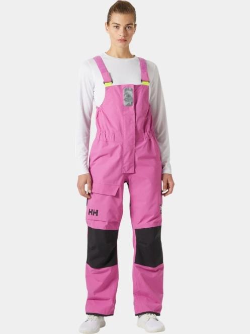 Helly Hansen W Pier 4.0 Bib női vitorlás kabát rózsaszín színben 2