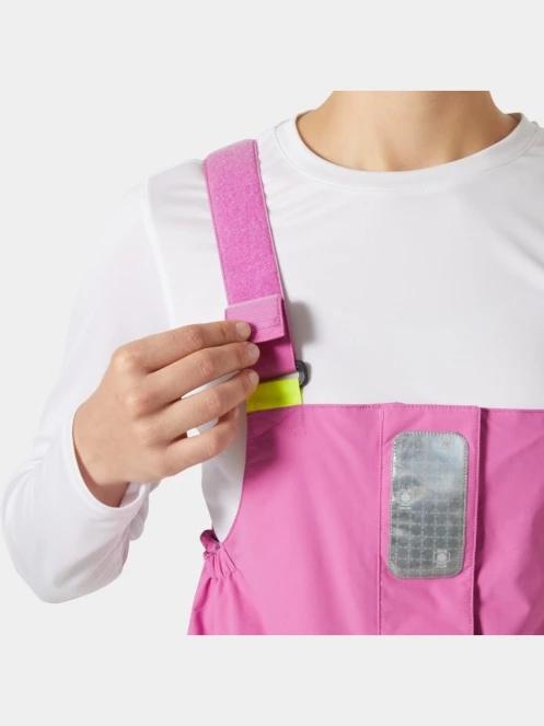 Helly Hansen W Pier 4.0 Bib női vitorlás kabát rózsaszín színben 6