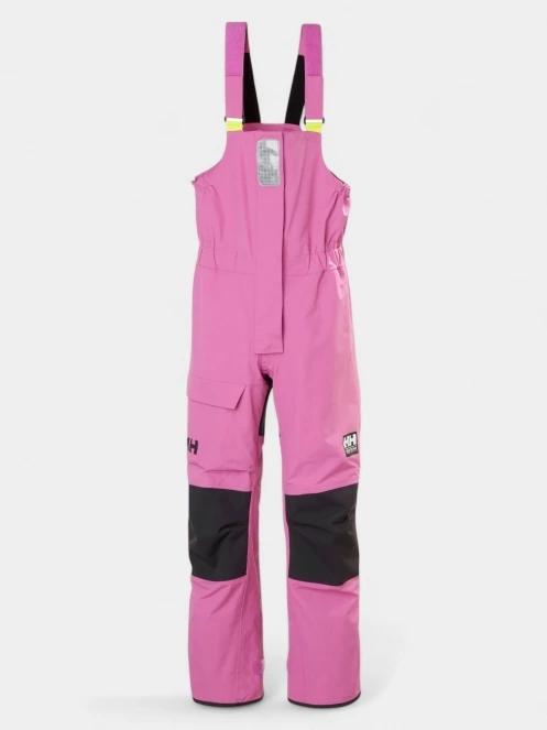 Helly Hansen W Pier 4.0 Bib női vitorlás kabát rózsaszín színben 7