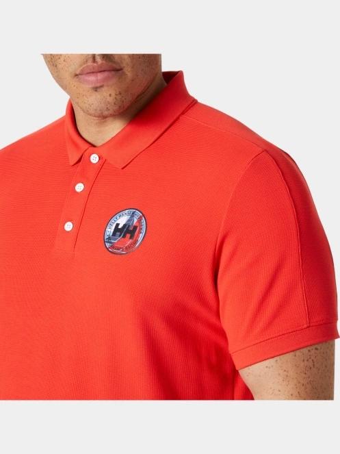 Helly Hansen Hp Race Polo 2.0 férfi galléros póló piros színben 5