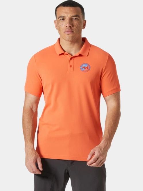 Helly Hansen Hp Race Polo 2.0 férfi galléros póló narancssárga színben 2