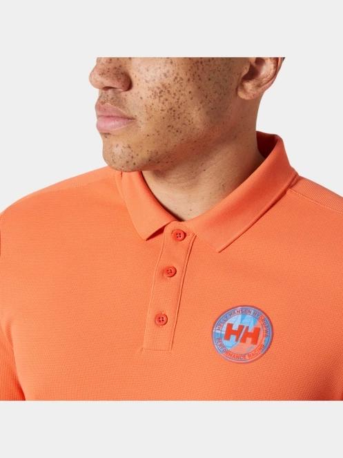 Helly Hansen Hp Race Polo 2.0 férfi galléros póló narancssárga színben 4
