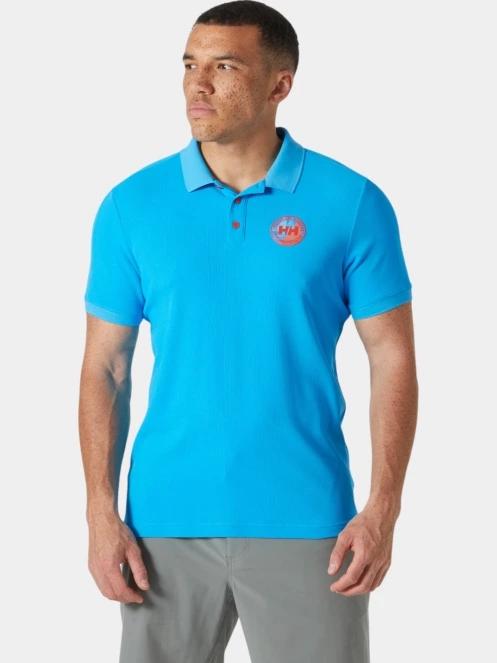 Helly Hansen Hp Race Polo 2.0 férfi galléros póló kék színben 2