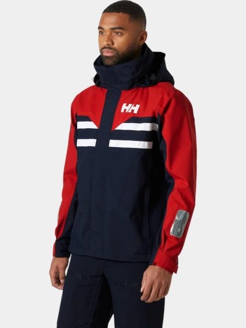 Helly Hansen Quayside Jacket férfi vitorlás kabát piros színben 2