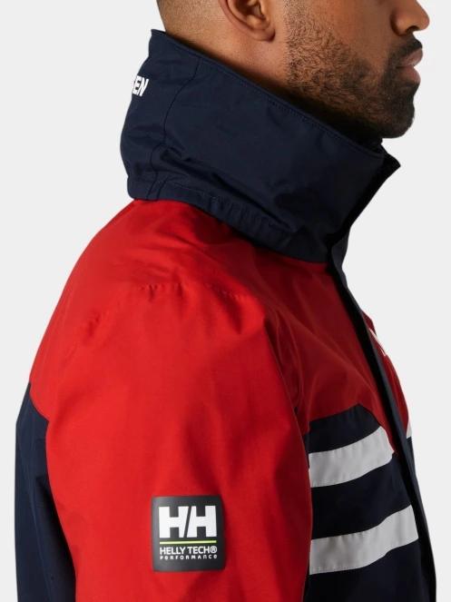 Helly Hansen Quayside Jacket férfi vitorlás kabát piros színben 6