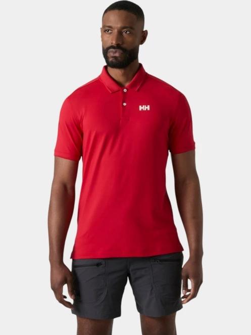 Helly Hansen Hp Salina Polo férfi galléros póló piros színben 2