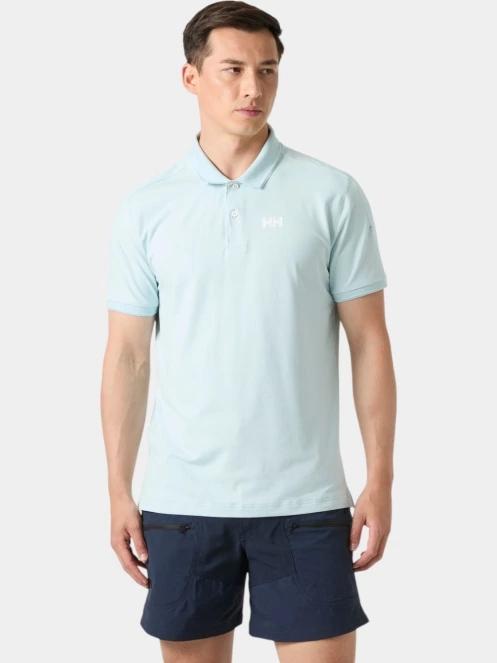 Helly Hansen Hp Salina Polo férfi galléros póló világoskék színben 2