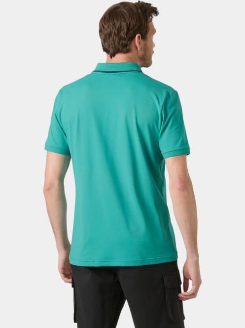 Helly Hansen Hp Figari Polo férfi galléros póló zöld színben 3