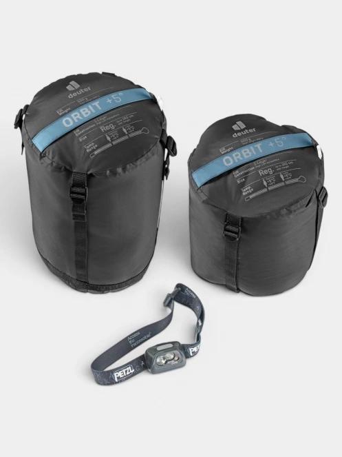 Deuter Orbit +5° hálózsák kék színben 6