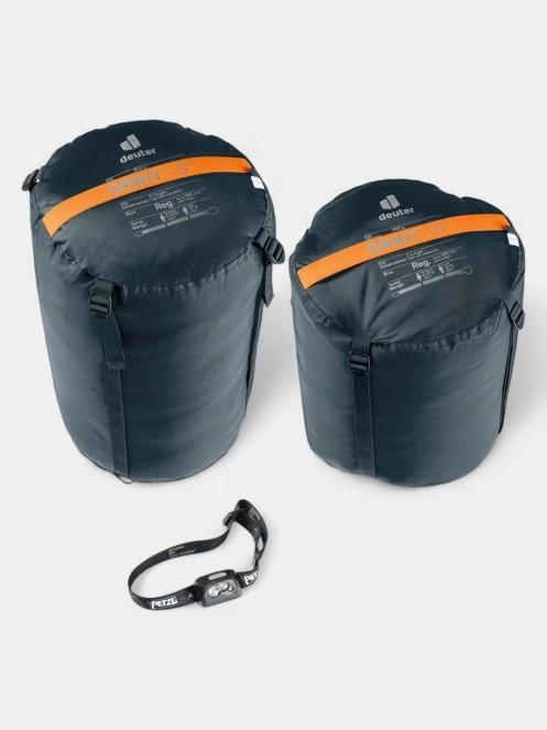 Deuter Orbit -5° hálózsák narancssárga színben 7