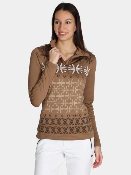 Luhta Luhta Ahjola női aláöltöző felső barna színben 2