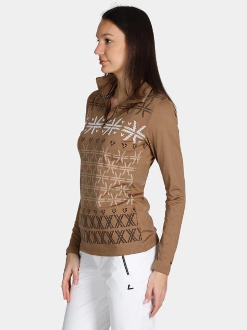 Luhta Luhta Ahjola női aláöltöző felső barna színben 3