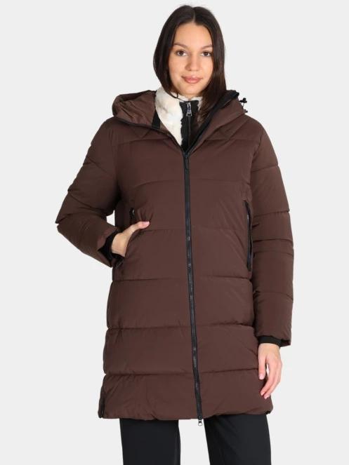 Luhta Luhta Eisele női pehelykabát barna színben 2