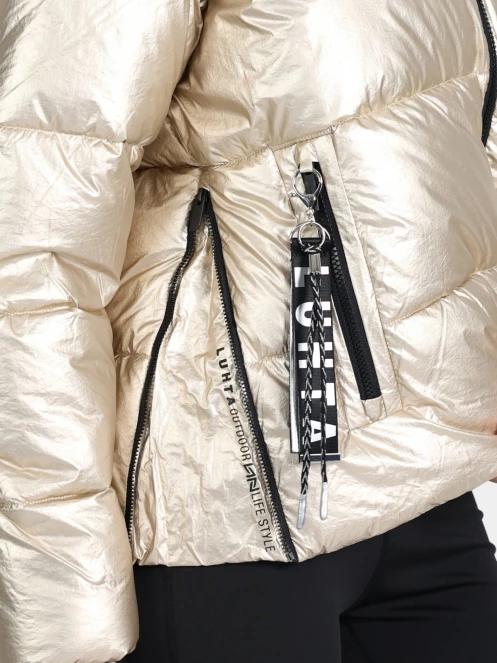 Luhta Luhta Eiseberg női télikabát sárga színben 6