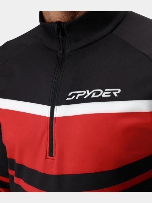 Spyder Legacy 1/2 Zip férfi aláöltöző felső fekete színben 4