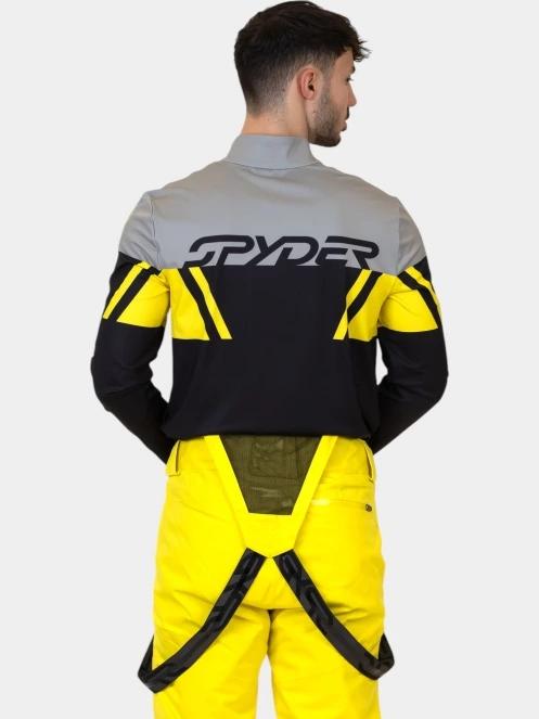 Spyder Podium 1/2 Zip férfi aláöltöző felső fekete színben 4