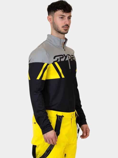 Spyder Podium 1/2 Zip férfi aláöltöző felső fekete színben 6
