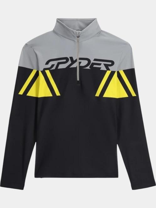 Spyder Podium 1/2 Zip férfi aláöltöző felső fekete színben 8