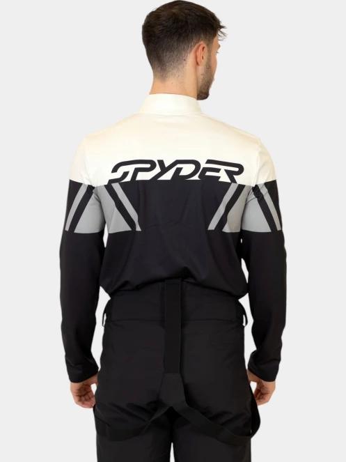 Spyder Podium 1/2 Zip férfi aláöltöző felső fekete színben 4
