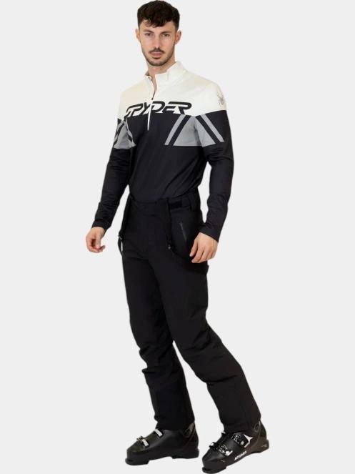 Spyder Podium 1/2 Zip férfi aláöltöző felső fekete színben 7