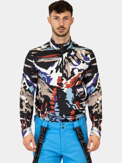 Spyder Podium 1/2 Zip férfi aláöltöző felső multikolor színben 2