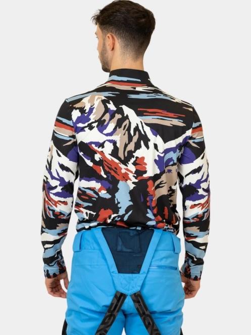Spyder Podium 1/2 Zip férfi aláöltöző felső multikolor színben 4