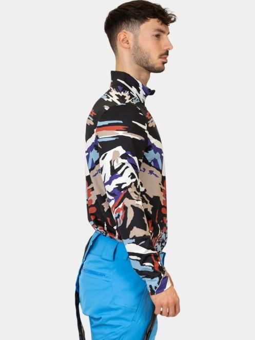 Spyder Podium 1/2 Zip férfi aláöltöző felső multikolor színben 5