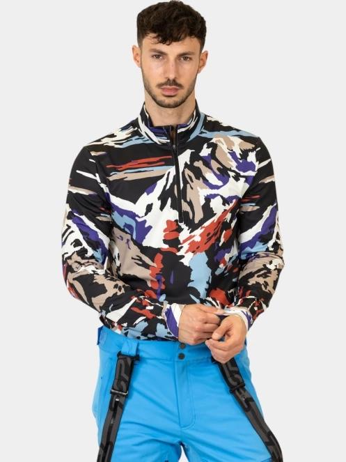 Spyder Podium 1/2 Zip férfi aláöltöző felső multikolor színben 6
